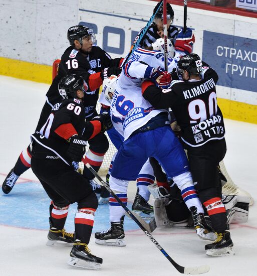 Kontinental Hockey League. Traktor vs. SKA