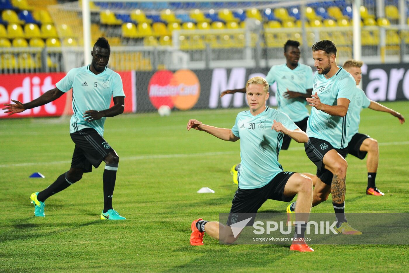 UEFA Champions League. FC Ajax holds training session