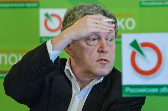Yabloko Party presents its legislative work plan for State Duma