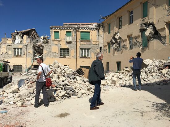 Aftermath of Italy earthquake