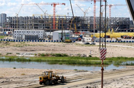 Metalware installation at 2018 FIFA World Cup stadium in Kaliningrad