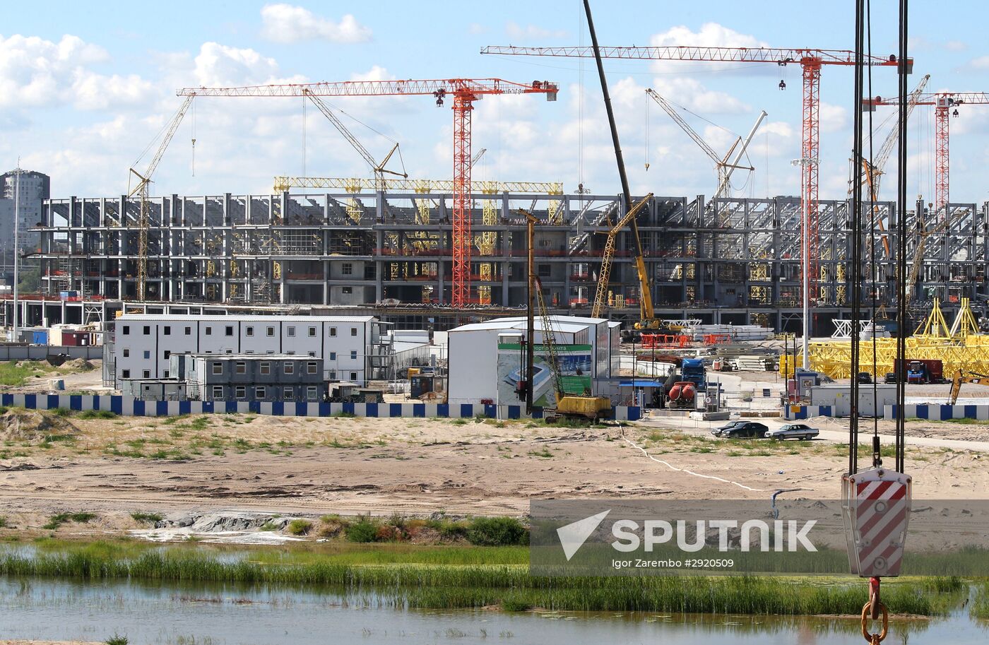 Metalware installation at 2018 FIFA World Cup stadium in Kaliningrad