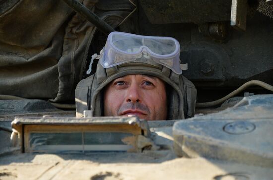 Tactical drill of Southern Military District's motor rifle brigade in Dagestan