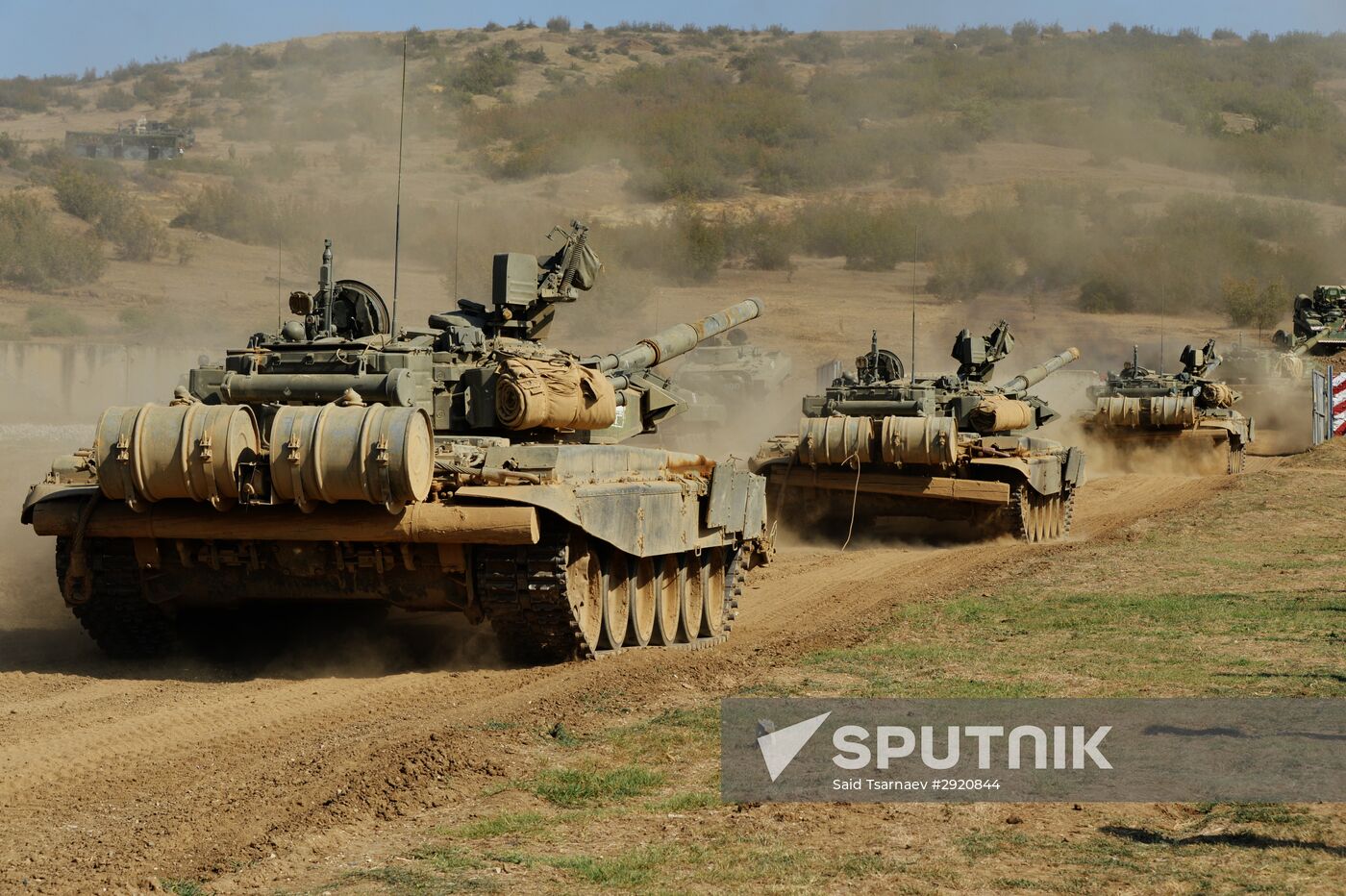 Tactical drill of Southern Military District's motor rifle brigade in Dagestan