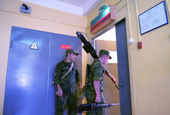 Tactical drill of Southern Military District's motor rifle brigade in Dagestan