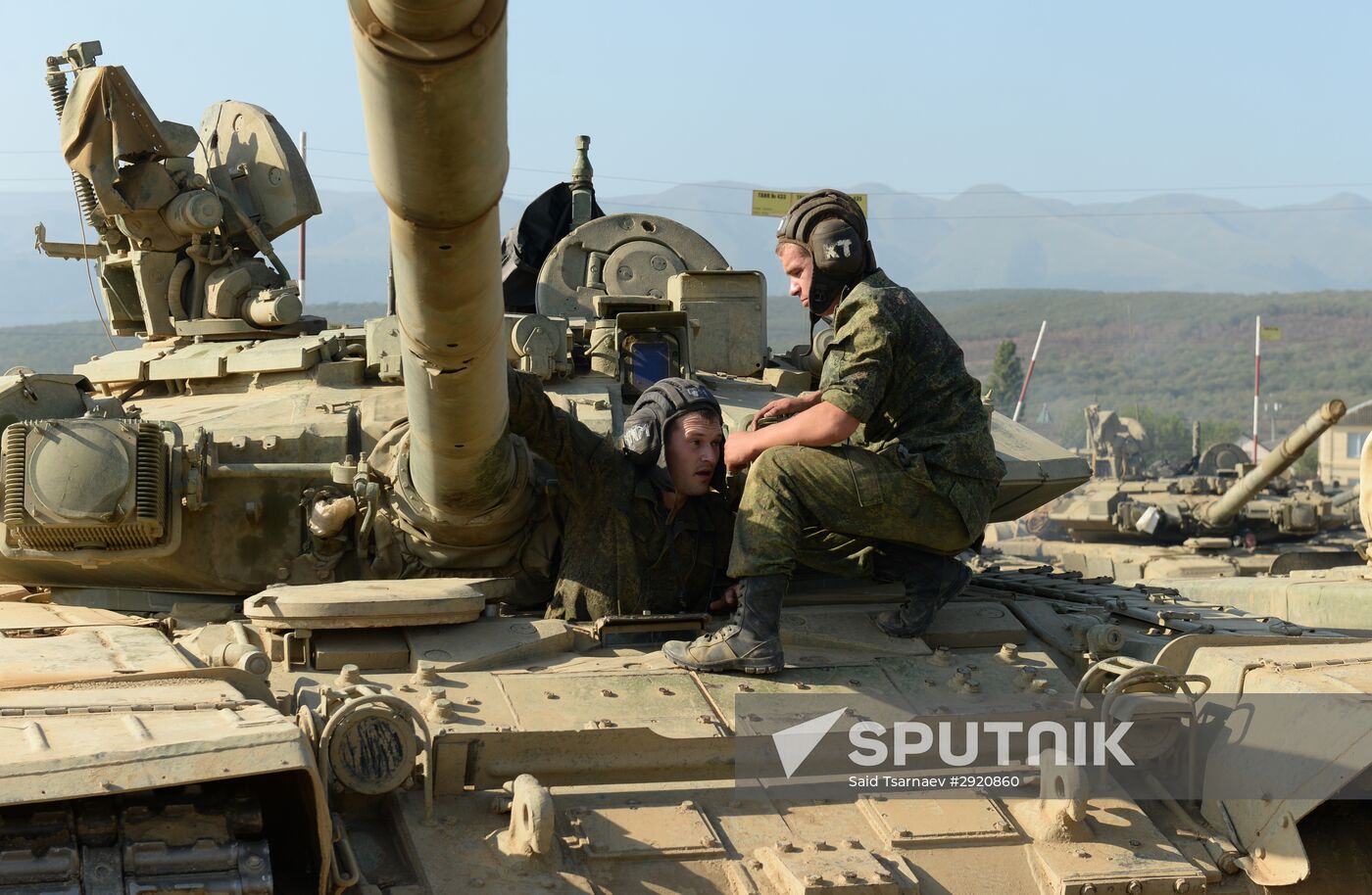 Tactical drill of Southern Military District's motor rifle brigade in Dagestan