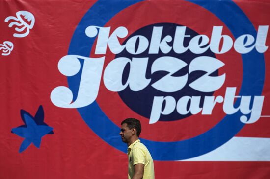 Preparation for the Koktebel Jazz Party international music festival