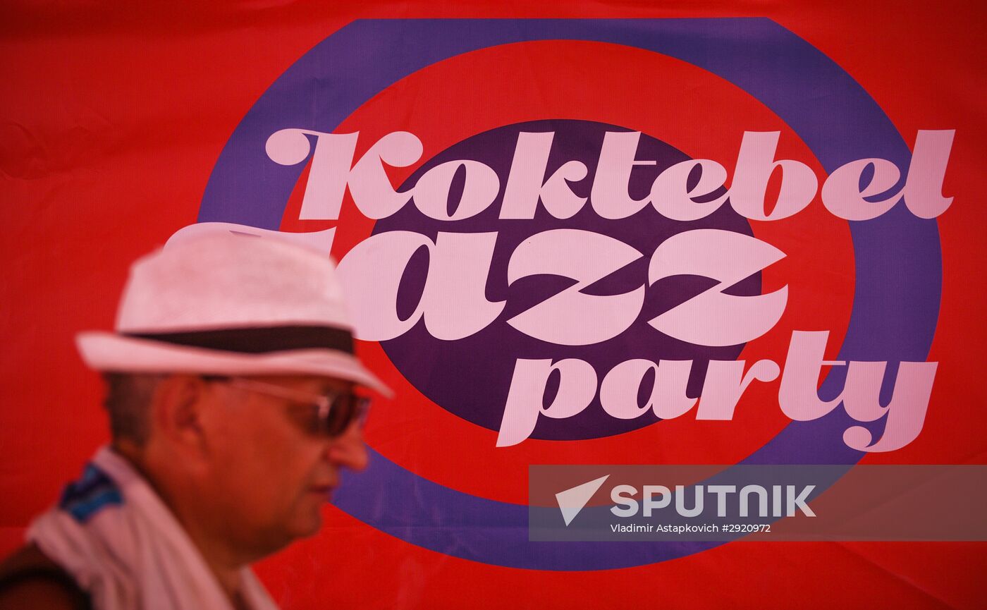 Preparation for the Koktebel Jazz Party international music festival