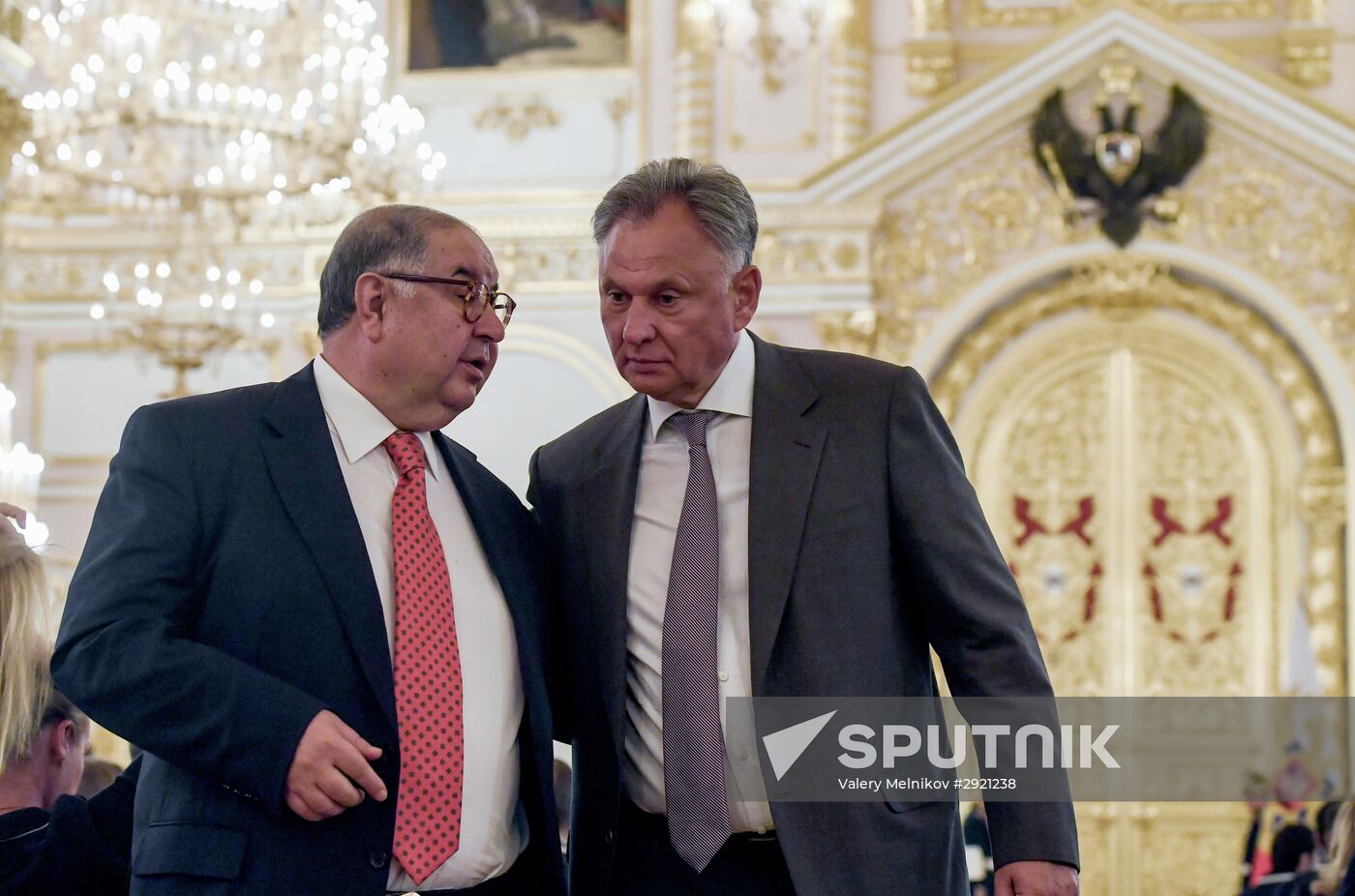 President Vladimir Putin gives government awards to Olympic medalists