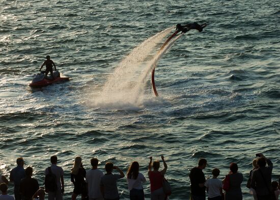 Russian flyboard championship in Sevastopol