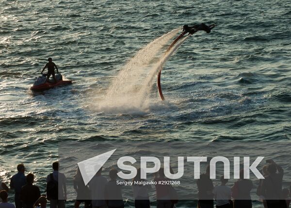 Russian flyboard championship in Sevastopol