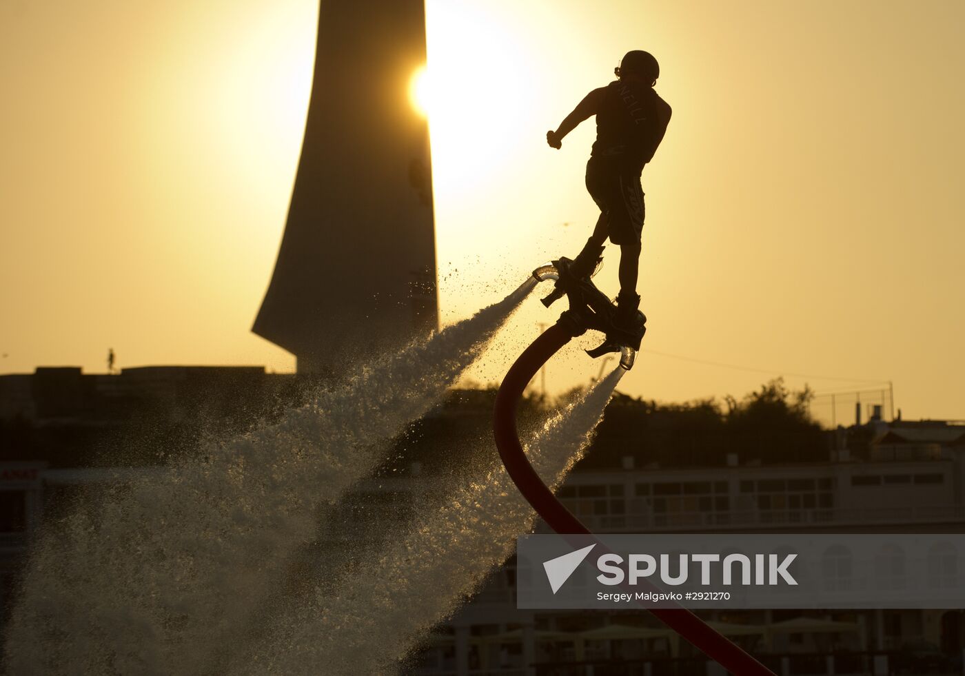 Russian flyboard championship in Sevastopol