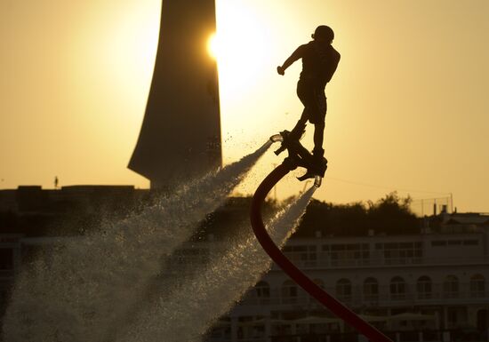 Russian flyboard championship in Sevastopol