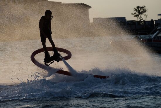 Russian flyboard championship in Sevastopol