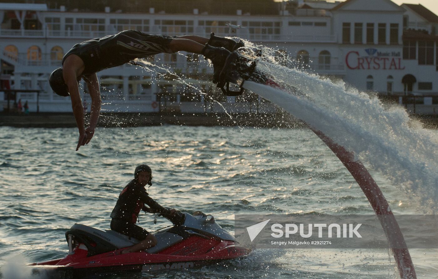 Russian flyboard championship in Sevastopol