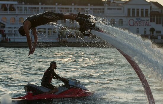 Russian flyboard championship in Sevastopol