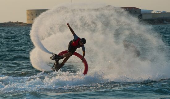 Russian flyboard championship in Sevastopol