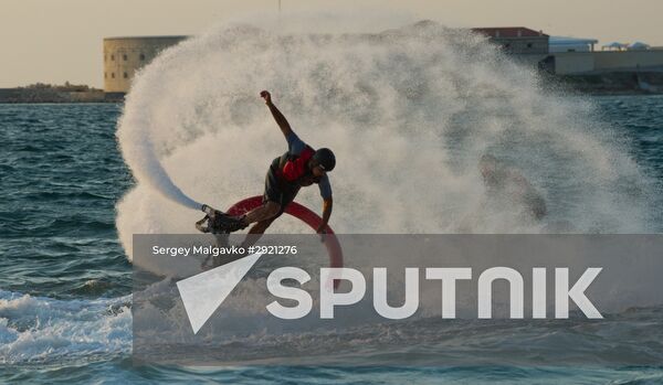 Russian flyboard championship in Sevastopol