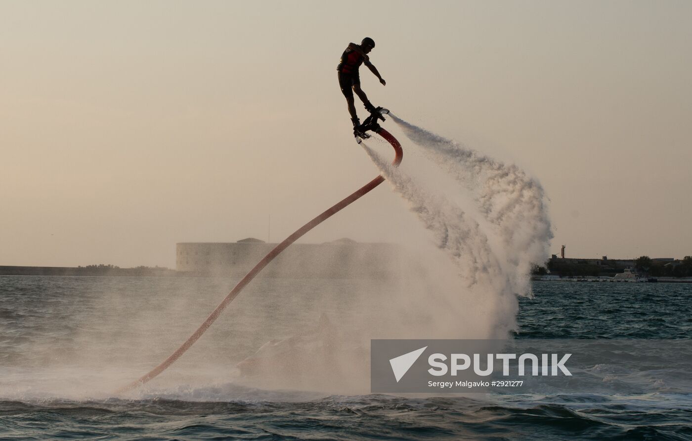 Russian flyboard championship in Sevastopol