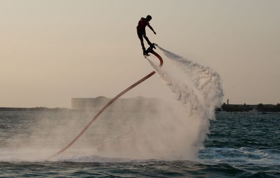 Russian flyboard championship in Sevastopol