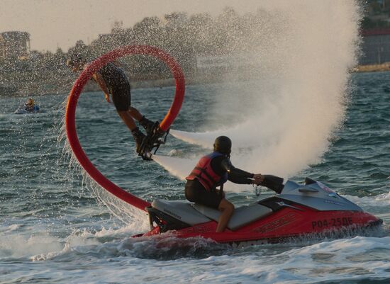 Russian flyboard championship in Sevastopol