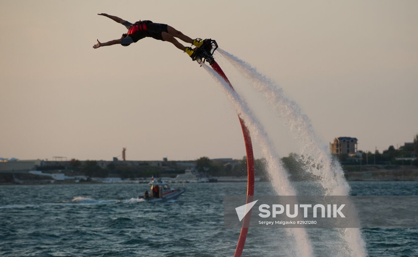 Russian flyboard championship in Sevastopol