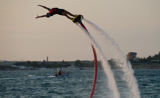 Russian flyboard championship in Sevastopol