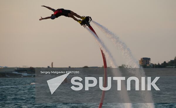 Russian flyboard championship in Sevastopol