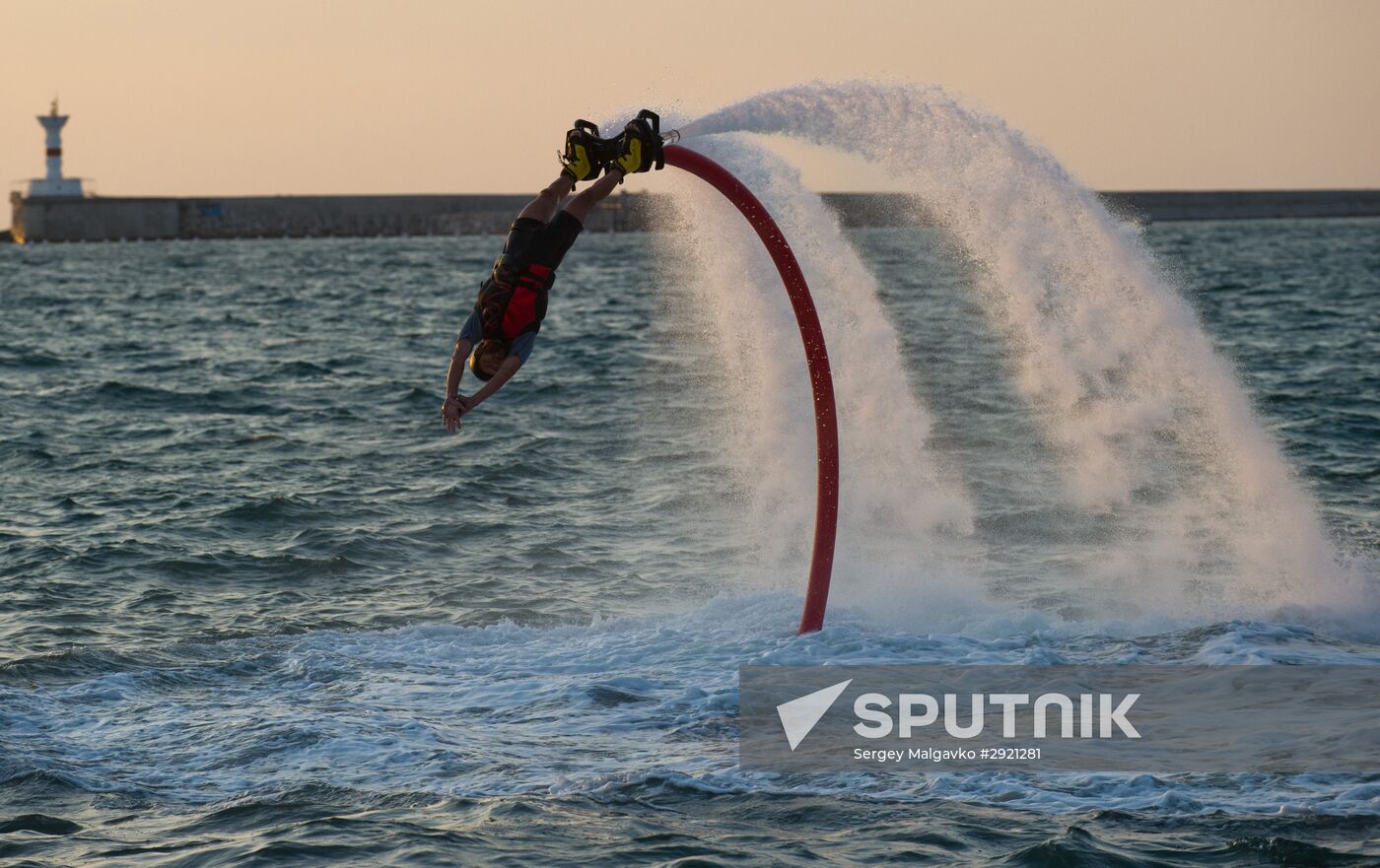 Russian flyboard championship in Sevastopol