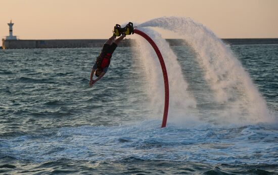 Russian flyboard championship in Sevastopol