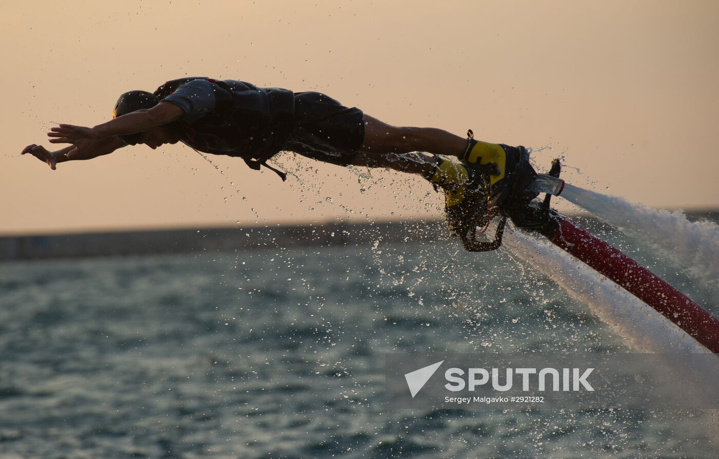 Russian flyboard championship in Sevastopol