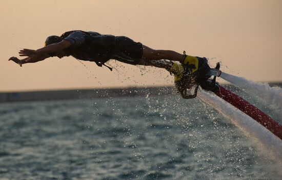 Russian flyboard championship in Sevastopol