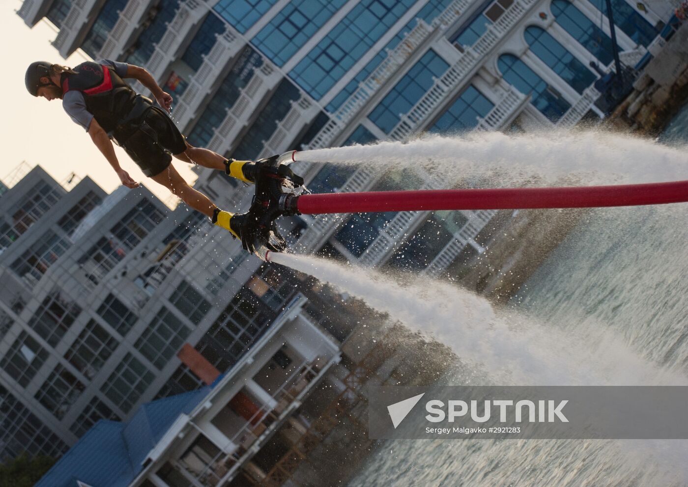 Russian flyboard championship in Sevastopol