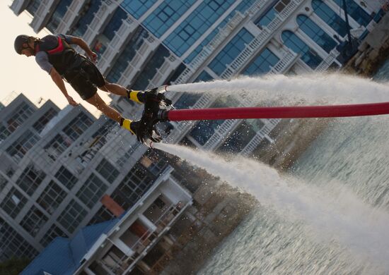 Russian flyboard championship in Sevastopol