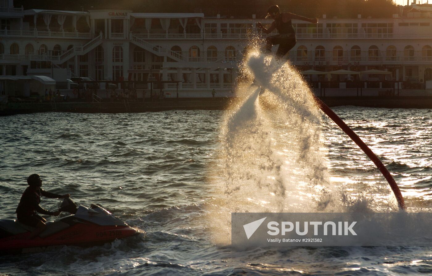 Russian flyboard championship in Sevastopol