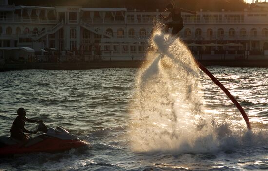 Russian flyboard championship in Sevastopol