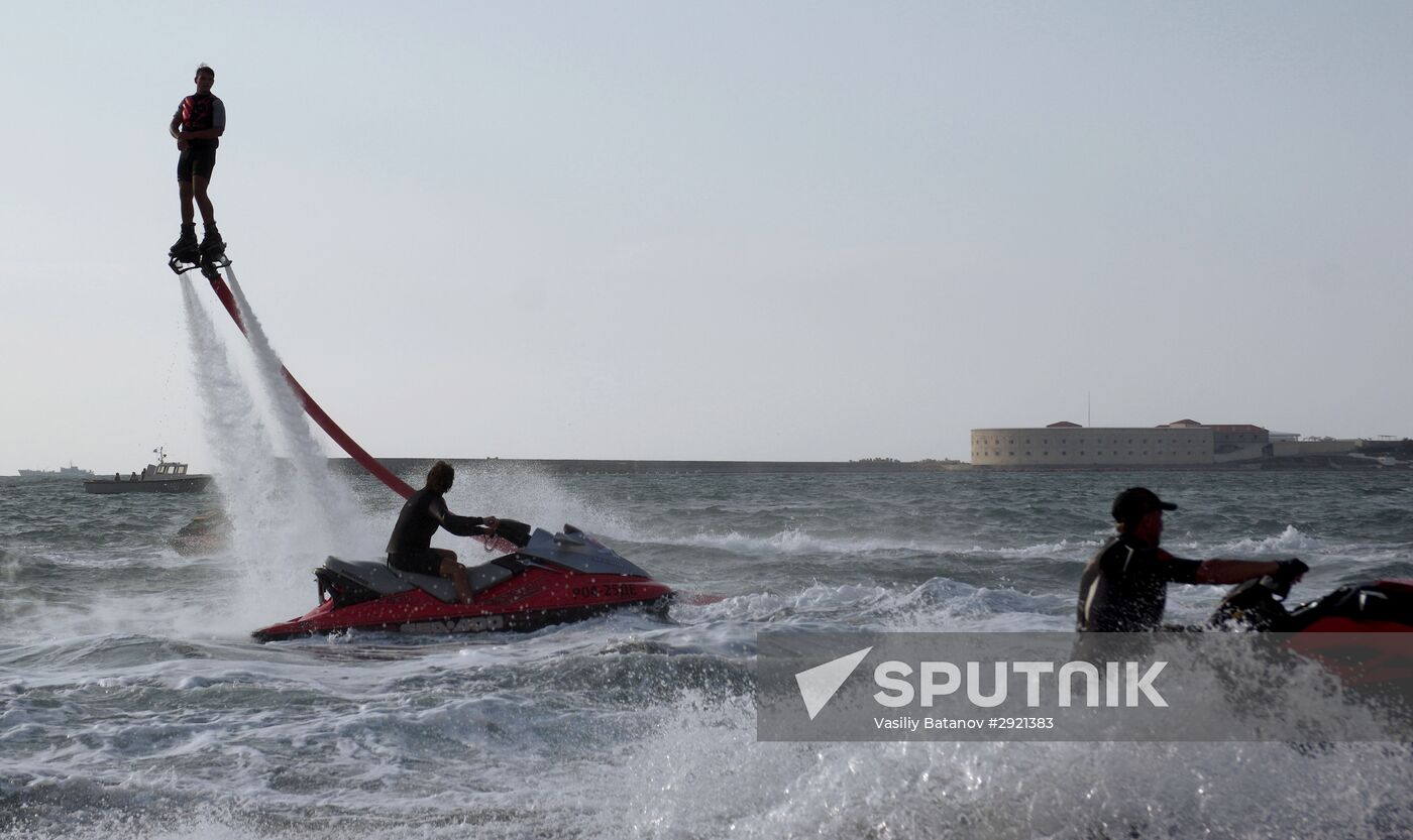 Russian flyboard championship in Sevastopol