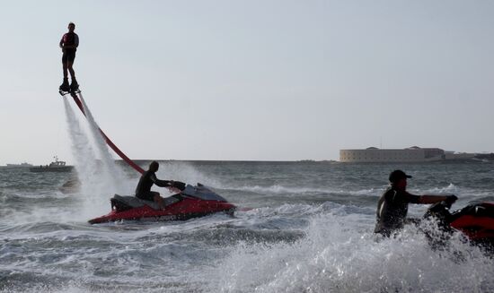 Russian flyboard championship in Sevastopol