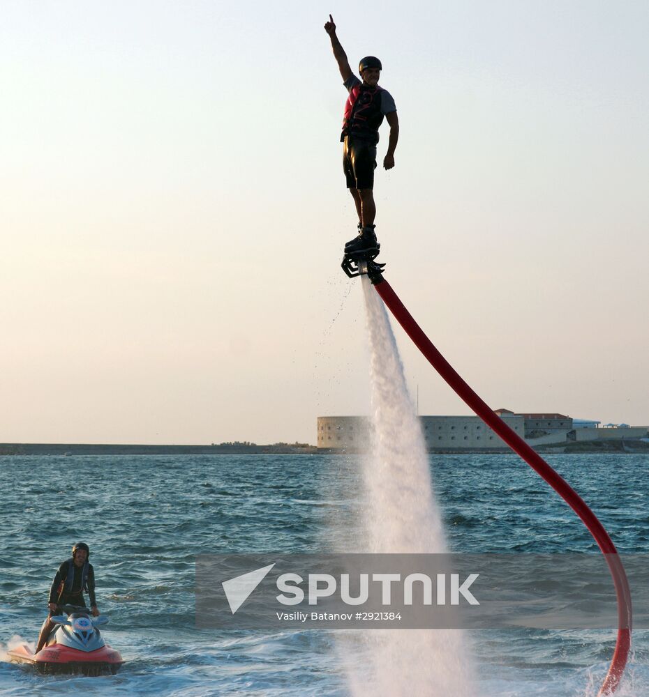 Russian flyboard championship in Sevastopol