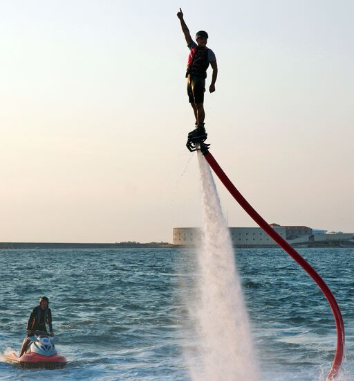 Russian flyboard championship in Sevastopol