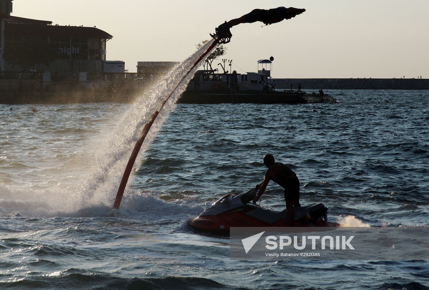 Russian flyboard championship in Sevastopol