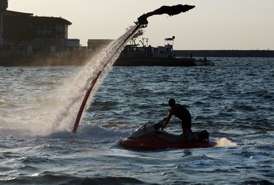 Russian flyboard championship in Sevastopol