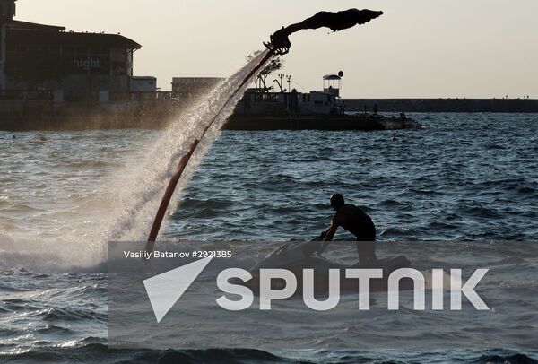 Russian flyboard championship in Sevastopol