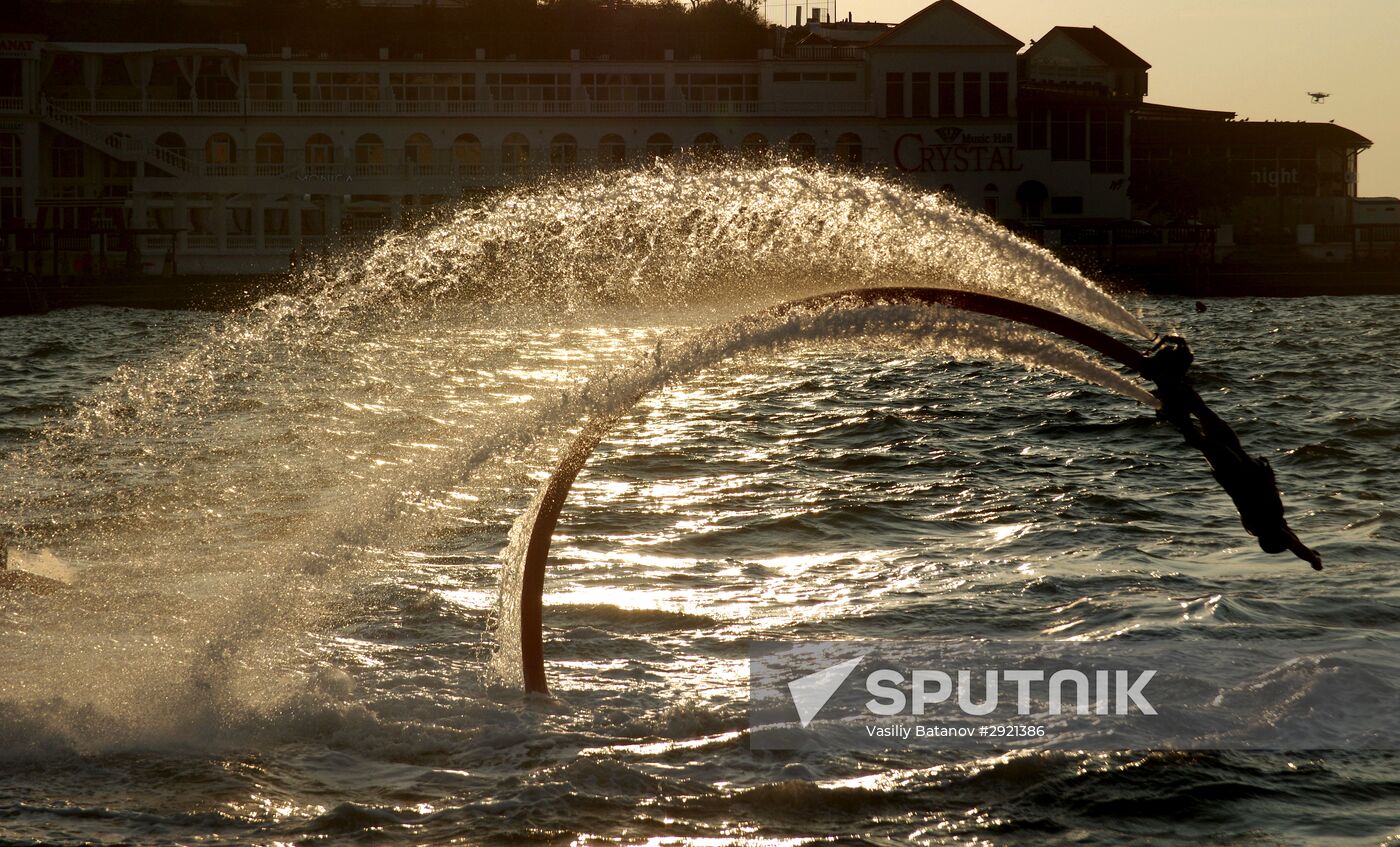 Russian flyboard championship in Sevastopol