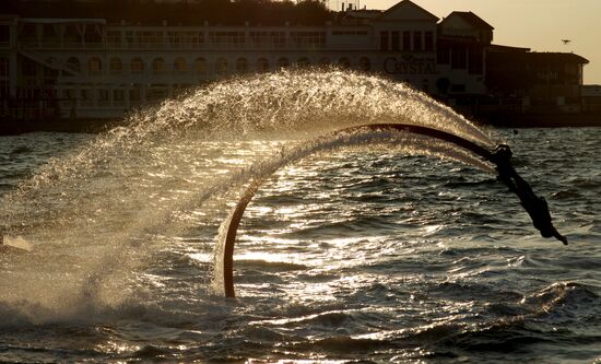 Russian flyboard championship in Sevastopol