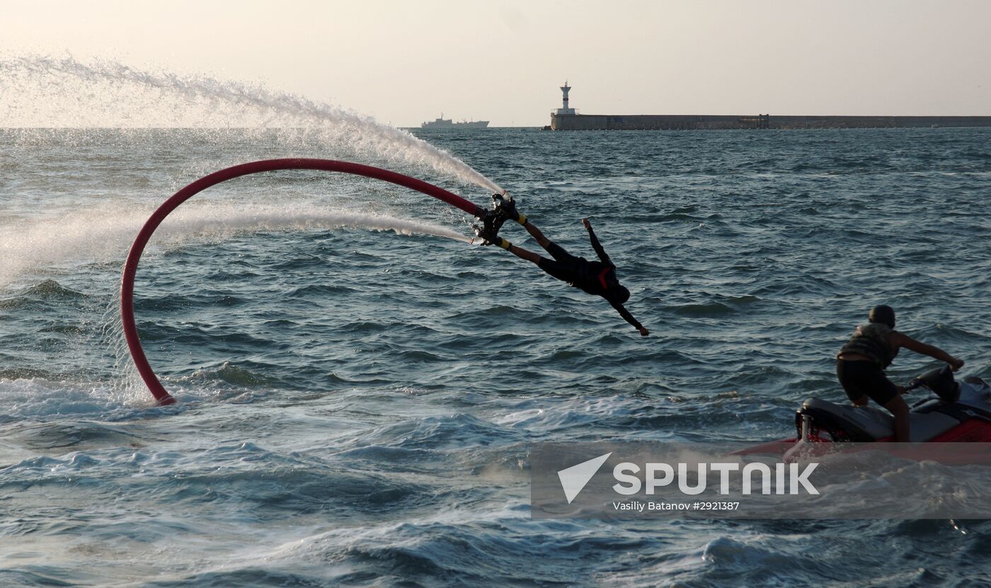 Russian flyboard championship in Sevastopol