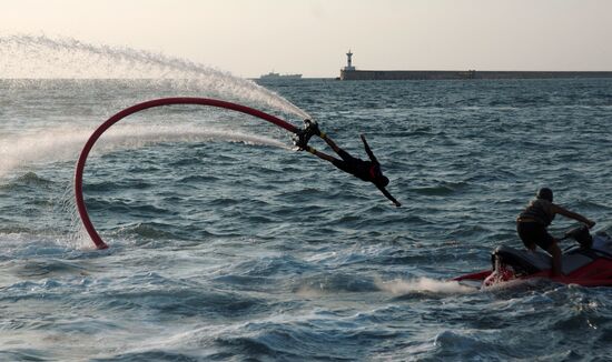 Russian flyboard championship in Sevastopol