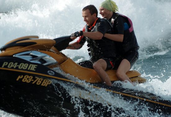 Russian flyboard championship in Sevastopol