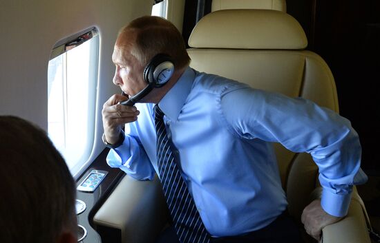 President Vladimir Putin visits Altai Territory