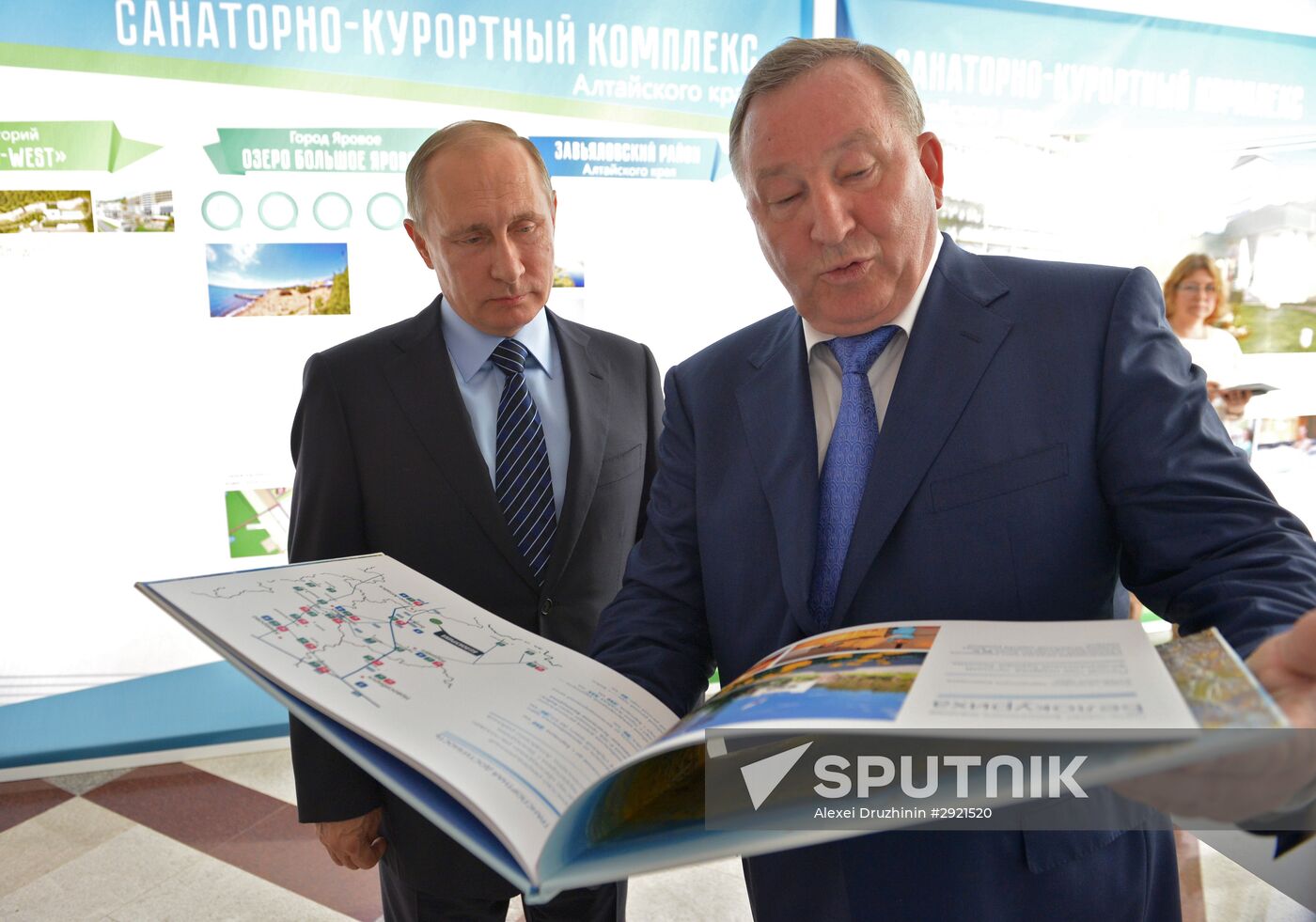 President Vladimir Putin visits Altai Territory